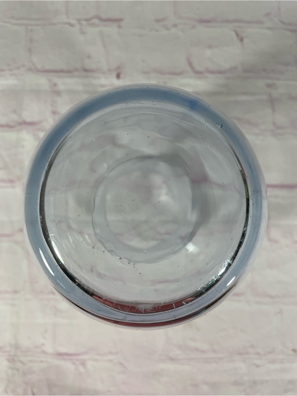 Blue Tinted Glass Vase 8” - Picture 7 of 7